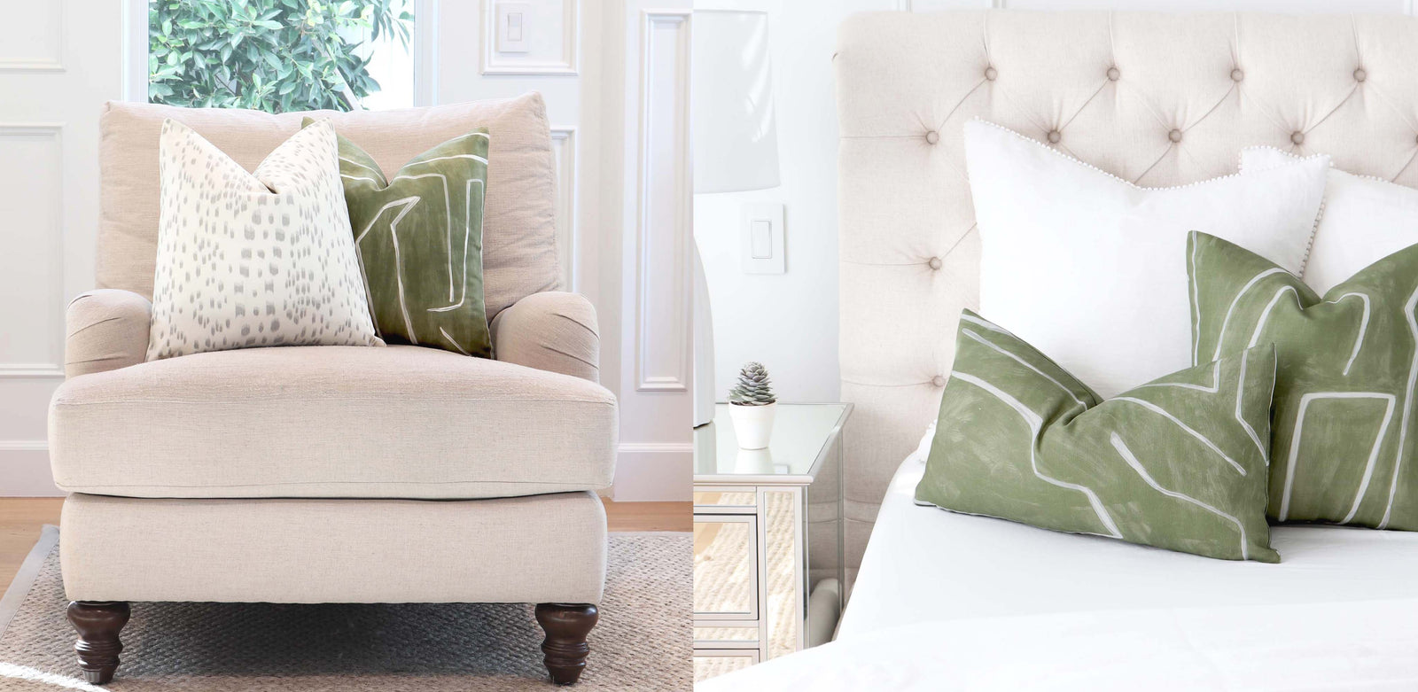 Chloe and Olive Designer Handcrafted Luxury Throw Pillow Mix