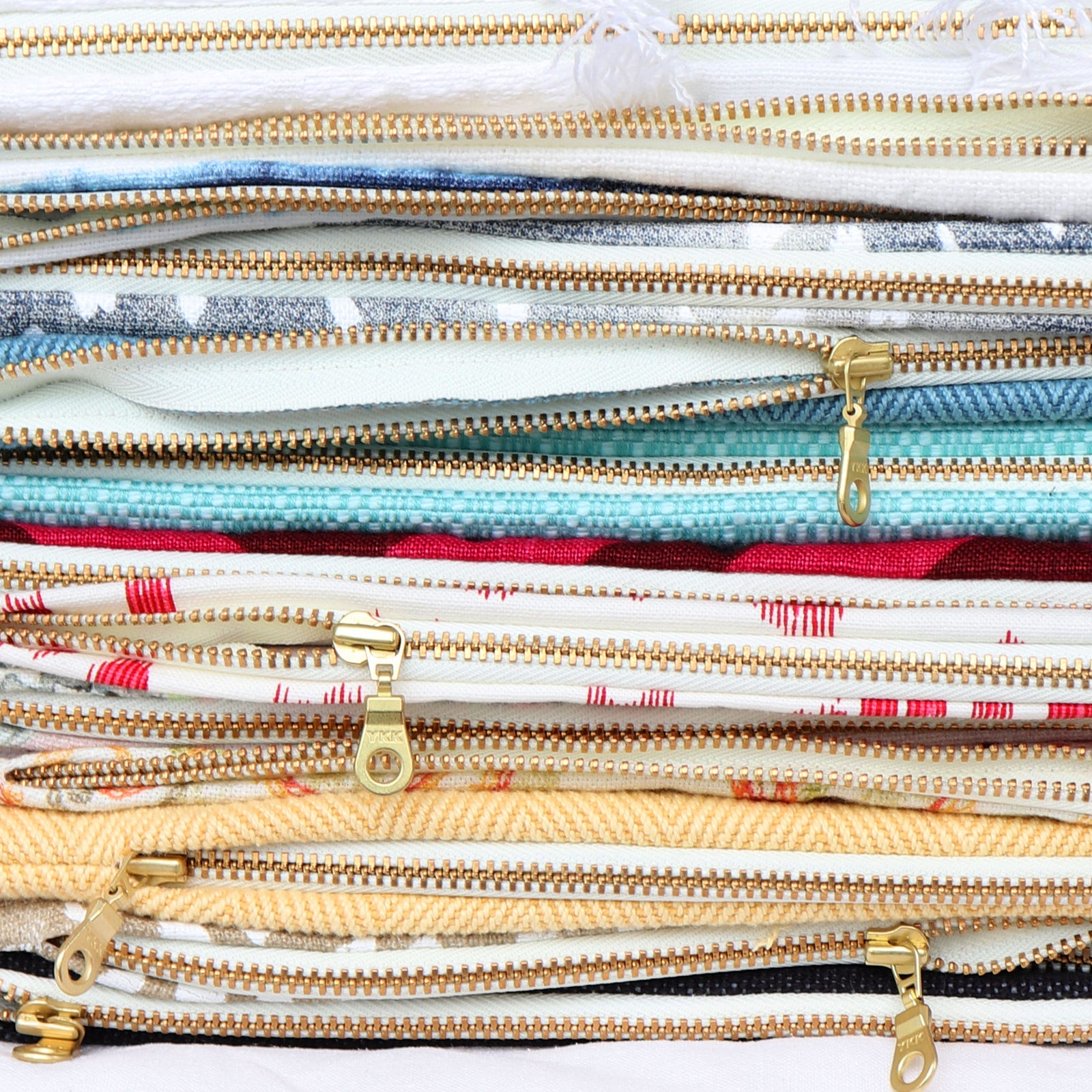 Chloe and Olive Designer Throw Pillow Covers with Brass YKK Zippers