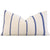 Cambaya Blue Handwoven Stripe Designer Textured Lumbar Throw Pillow Cover