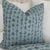 Kelly Wearstler LeeJofa Serai Sky Blue Stripe Boucle Designer Throw Pillow Cover Product Video