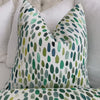 Scalamandre Jamboree Linen Grasshopper Green Hand Painted Brush Strokes Luxury Designer Decorative Throw Pillow Cover Product Video