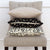 Kelly Wearstler Feline Cheetah Ebony Beige Designer Throw Pillow Cover with Matching Pillows