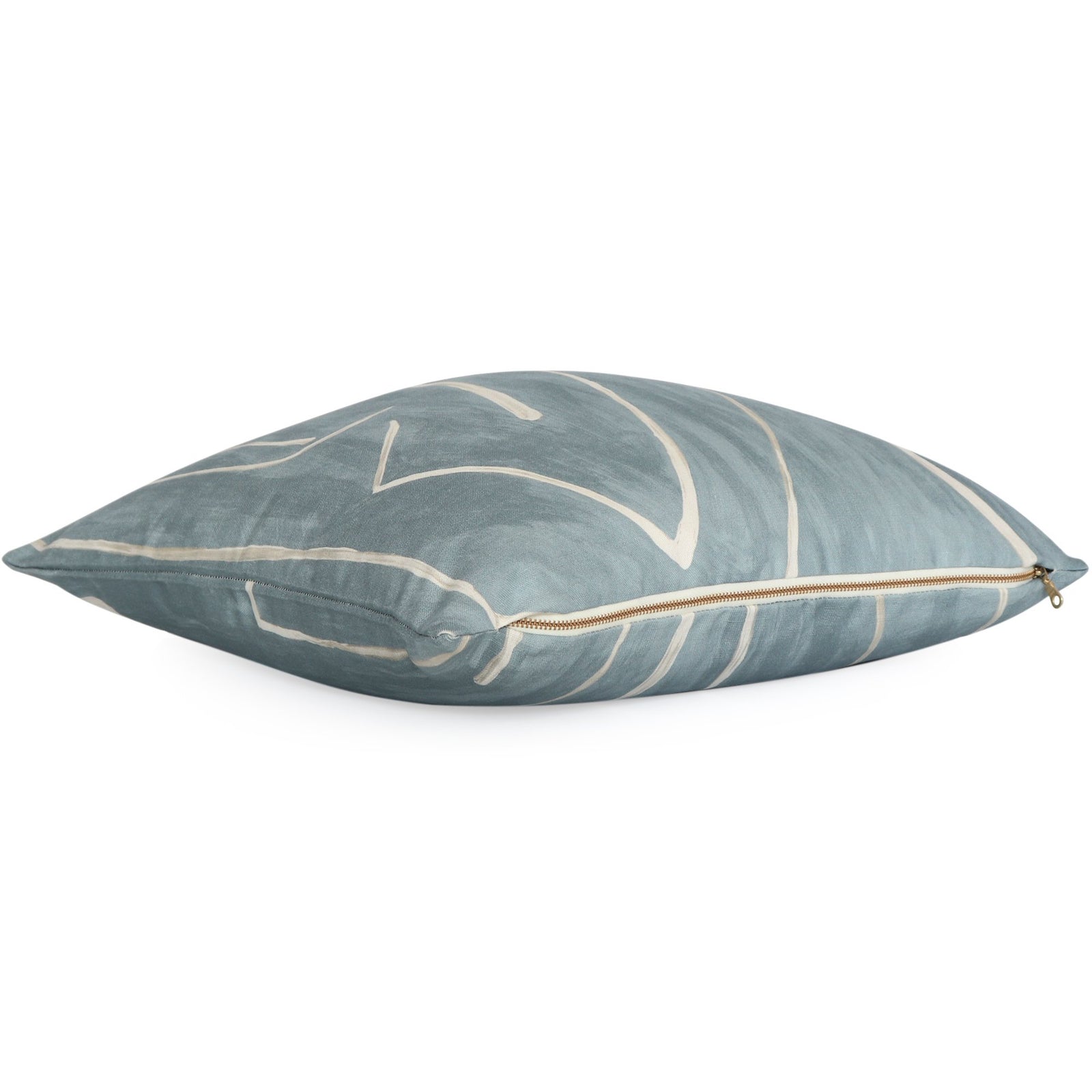 Kelly Wearstler Graffito Deep Sky Throw Pillow Cover with Zipper