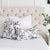 Lee Jofa Hutch Black and White Bunny Designer Luxury Throw Pillow Cover with Large White Euro Throw Pillows