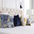 Lee Jofa Kravet Pandan Ming Vase Print Maize Yellow and Blue Designer Luxury Decorative Throw Pillow Cover