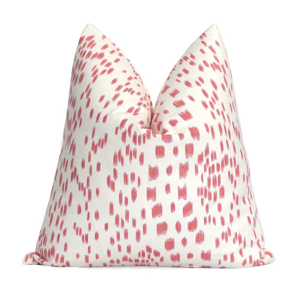 Les Touches Berry Pink Designer Luxury Throw Pillow Cover