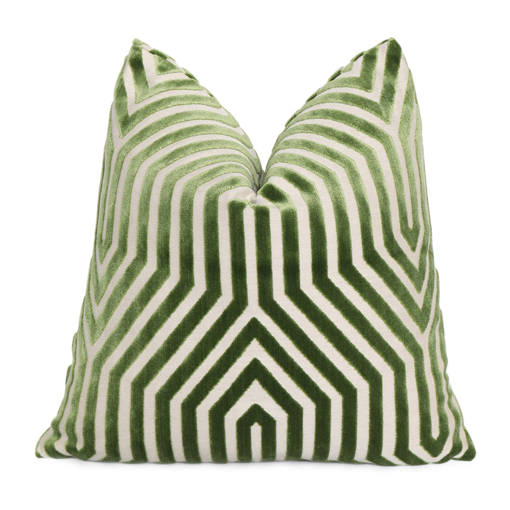 Vanderbilt Lettuce Velvet Pillow Cover