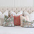 Thibaut Asian Scenic Robin's Egg Chinoiserie Designer Luxury Decorative Throw Pillow Cover with Matching Decorative Throw Pillows
