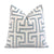 Thibaut Ming Trail Velvet Light Blue Designer Throw Pillow Cover