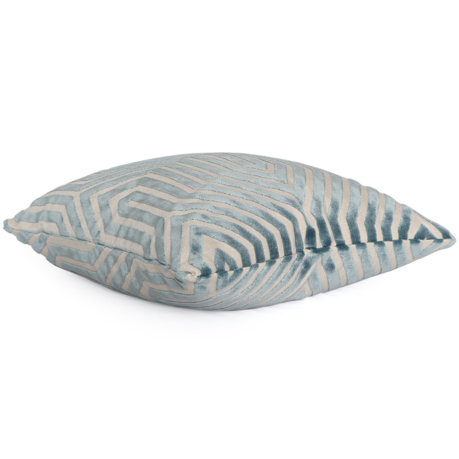 Vanderbilt Marine Velvet Pillow Cover Side View