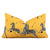 Scalamandre Zebras Petite Yellow Designer Animal Print Lumbar Throw Pillow Cover