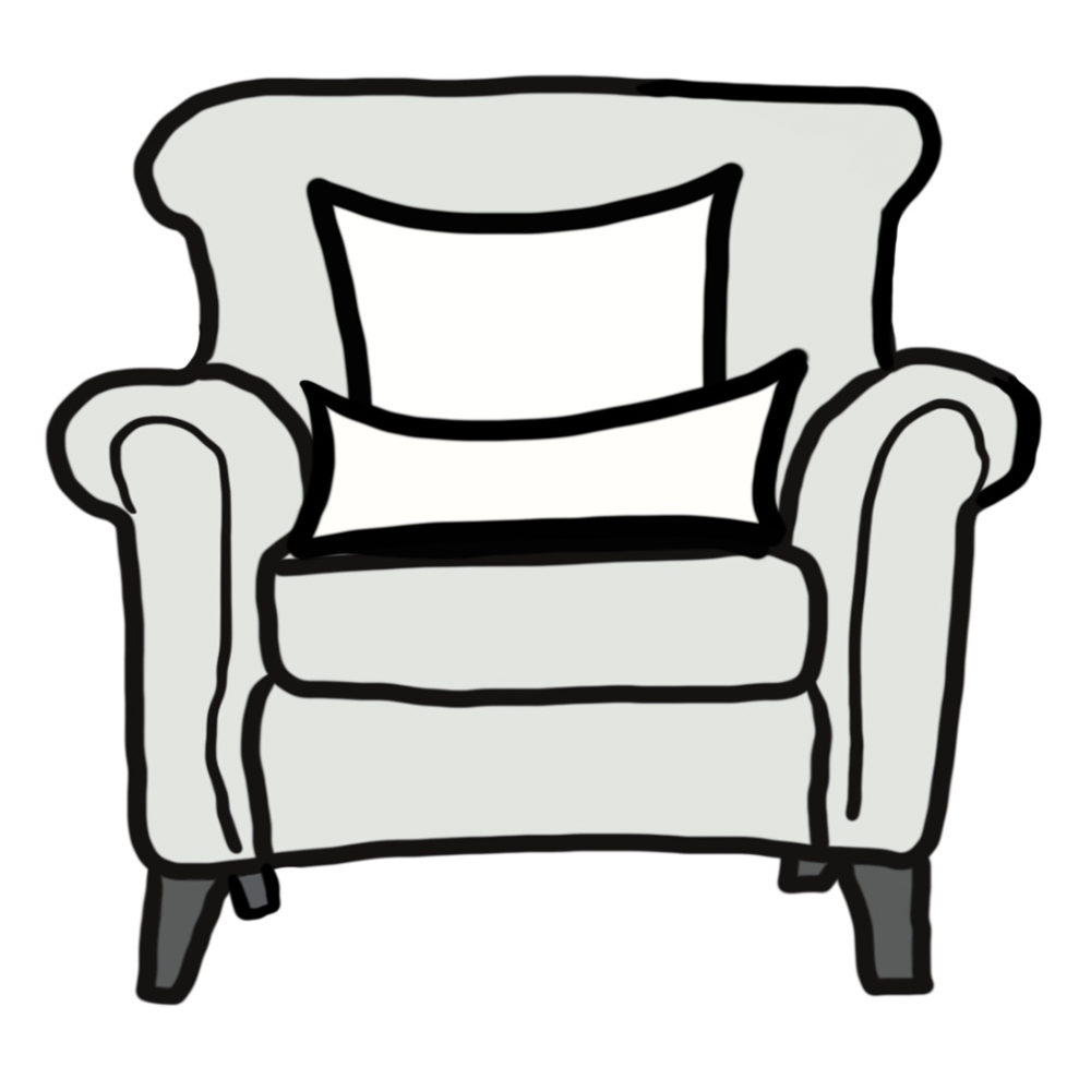 Pillow Size Guide For Arm Chair