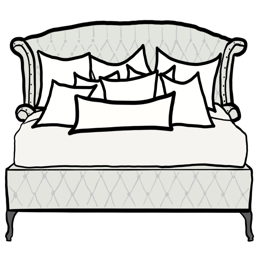Pillow Size Guide for King Beds