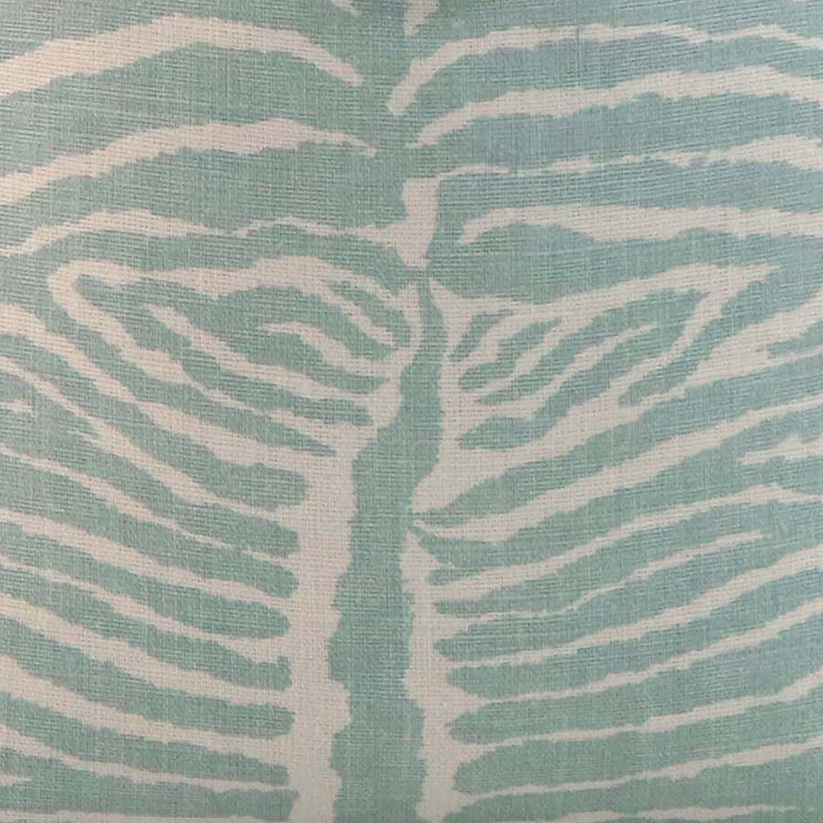 Le Zebre Aqua / 4x4" Fabric Swatch