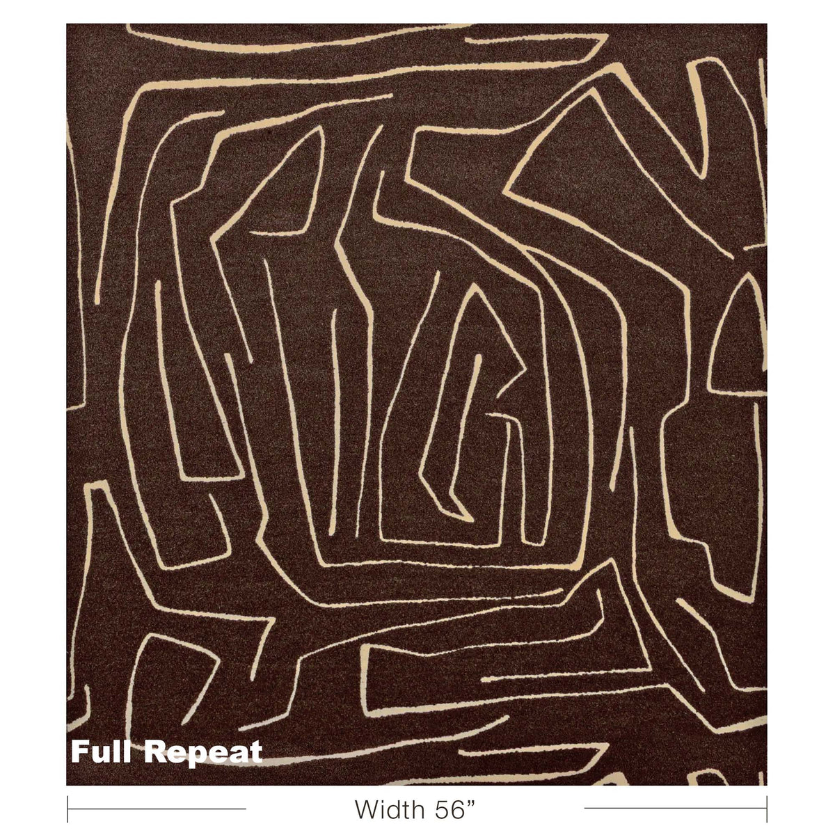 Kelly Wearstler Graffito Bouclé Ebony Black Graphic Designer Fabric Repeat