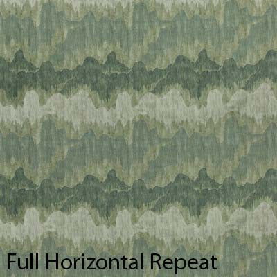 Kelly Wearstler Cascadia Jadestone Green Modern Chinoiserie Designer Luxury Decorative Throw Pillow Cover Full Horizontal Repeat