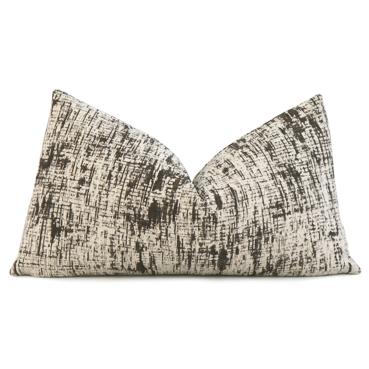 Kelly Wearstler Kravet Whisk Light Shadow Textured Designer Lumbar Throw Pillow Cover