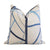 Kelly Wearstler Simpatico Sky Blue Striped Designer Throw Pillow Cover