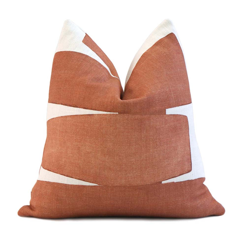 Kravet Couture Art District Stacked Clay Graphic Designer Luxury Decorative Throw Pillow Cover