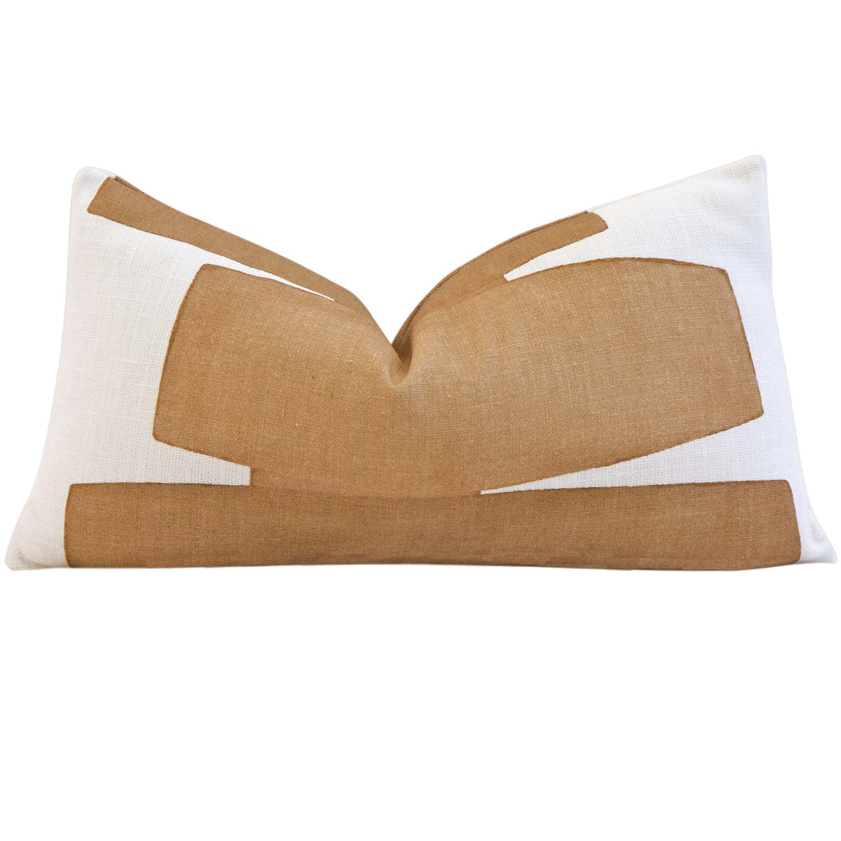 Kravet Couture Art District Stacked Saffron Graphic Designer Lumbar Throw Pillow Cover