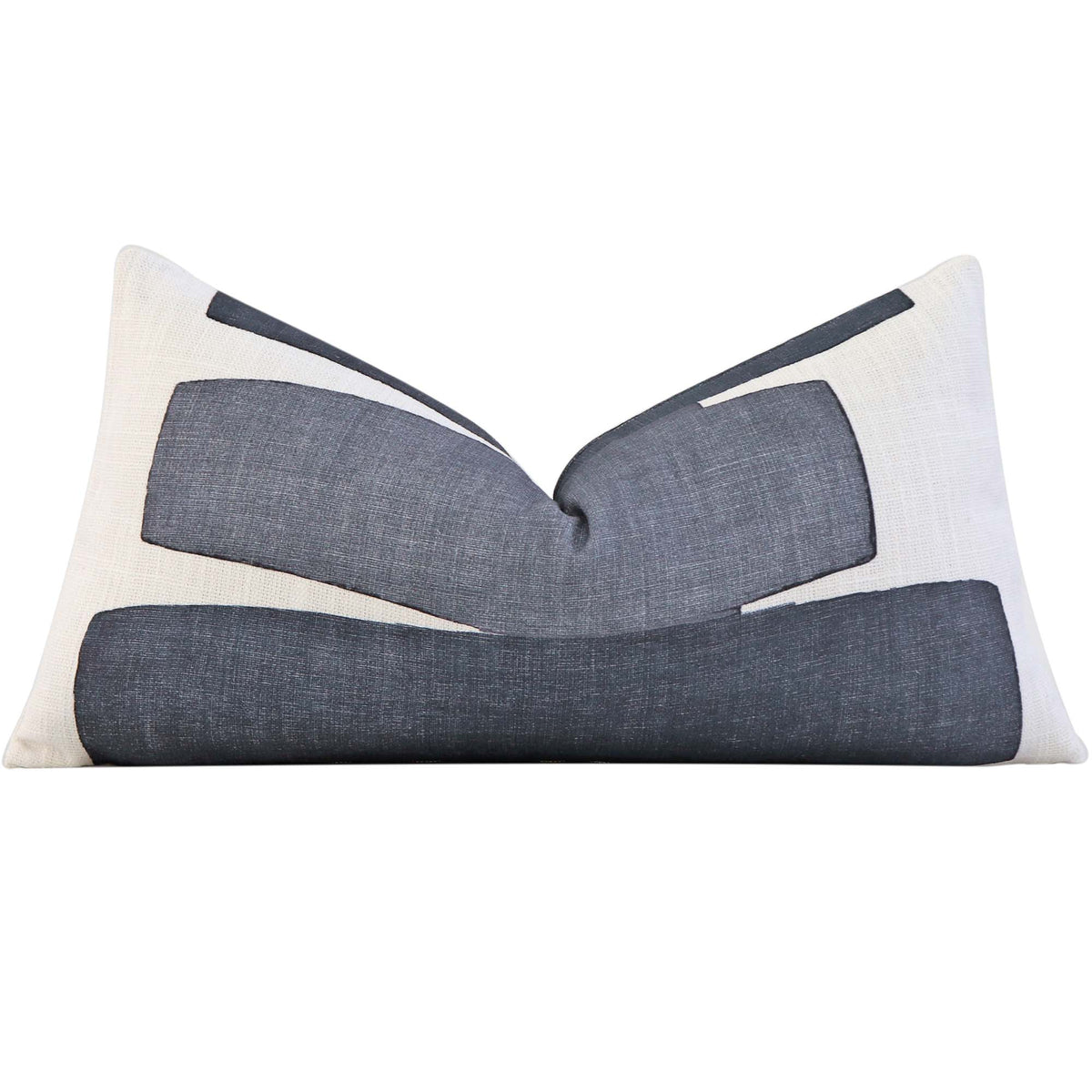 Stacked Indigo Pillow Cover