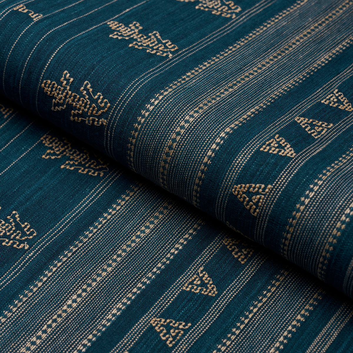 Nima Embroidered Indigo Close Up