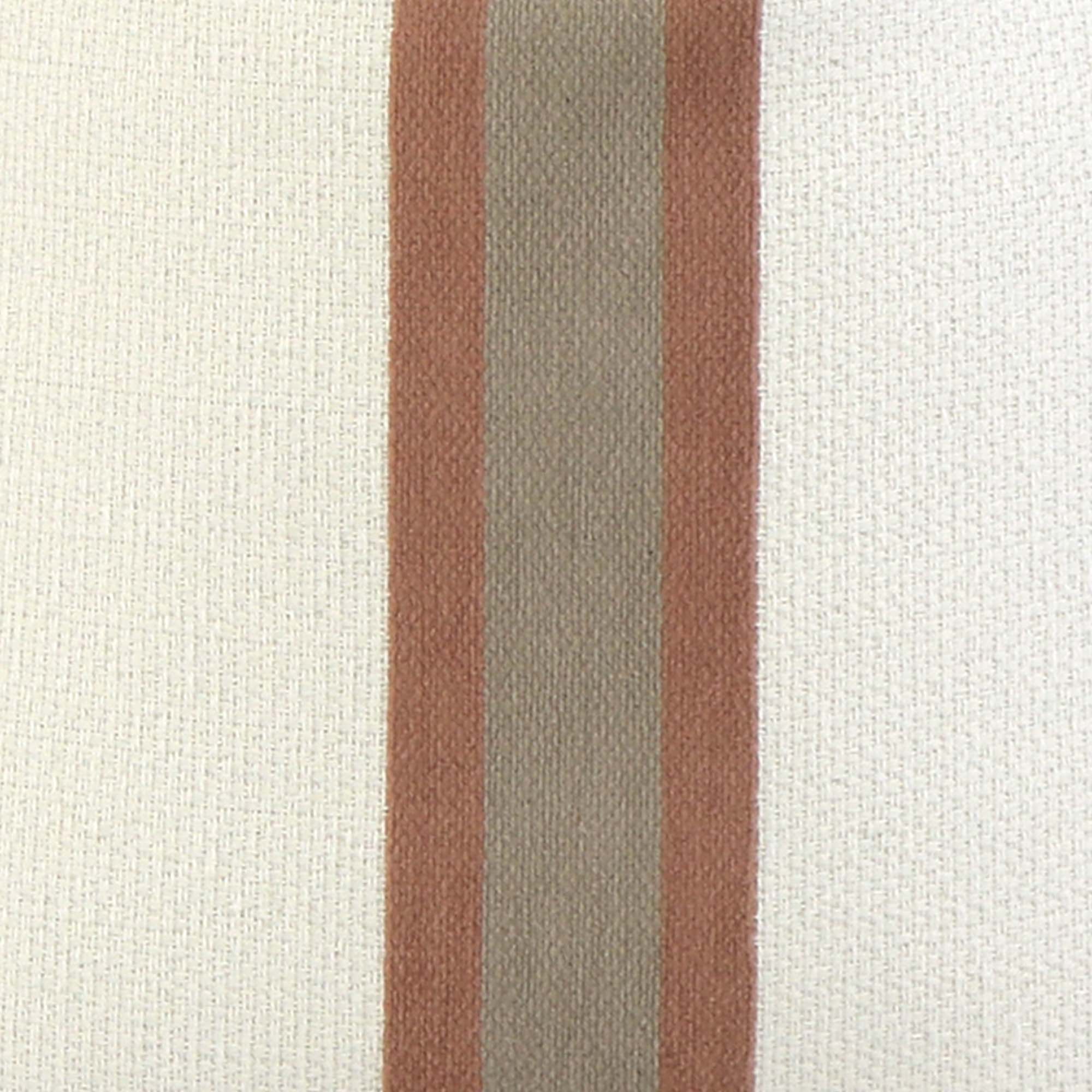 Abito Stripe Clay / 4x4 inch Fabric Swatch