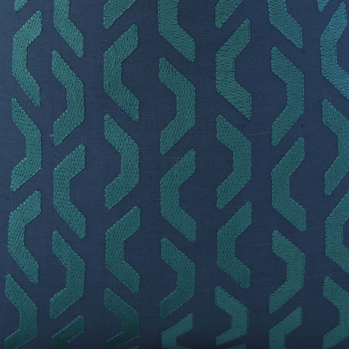 Coronado Embroidery Blue / 4x4 inch Fabric Swatch