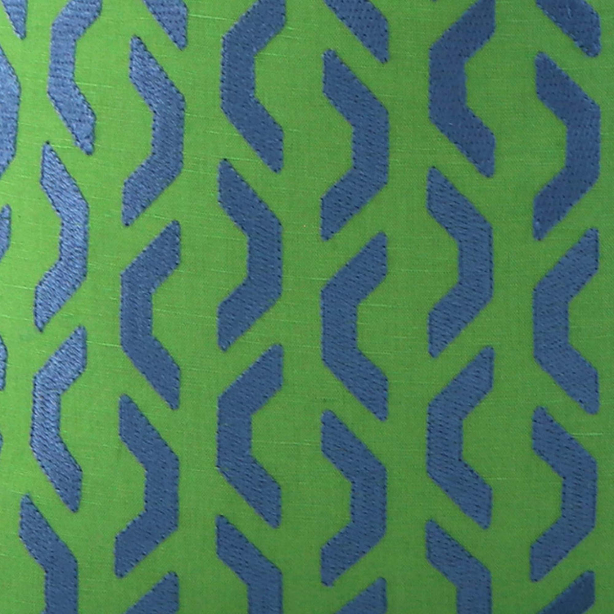 Coronado Embroidery Green / 4x4 inch Fabric Swatch