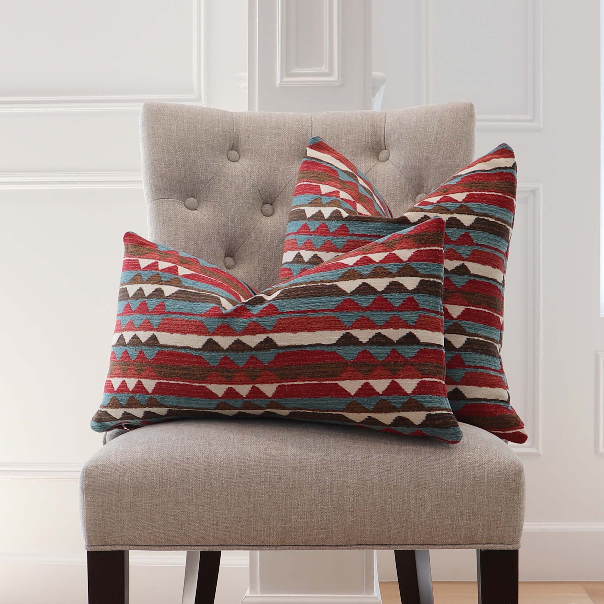 Extra-Large Woven Throw Pillow 24in x 24in