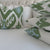 Thibaut Indies Ikat Green Large Scale Bold Graphic Designer Decorative Throw Pillow Cover Product Video