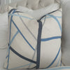 Kelly Wearstler Simpatico Sky Blue Striped Designer Throw Pillow Cover Product Video