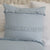 Schumacher Dorothy Pleated Linen Chambray Blue Designer Decorative Throw Pillow Cover Product Video