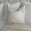 Kelly Wearstler Graffito Parchment Contemporary Designer Throw Pillow Cover Product Video