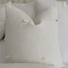 Schumacher Globo Knotted Handwoven Natural White Designer Textured Throw Pillow Cover Product Video