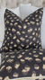 Feline Cheetah Ebony Pillow Cover