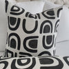 Schumacher Hidaya Williams Threshold Carbon Black Graphic Print Linen Decorative Throw Pillow Cover Product Video