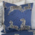 Scalamandre Zebras Petite Denim Blue Designer Animal Print Throw Pillow Cover Product Video