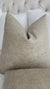 Schumacher Glimmer Champagne Textured Solid Designer Throw Pillow Cover Product Video
