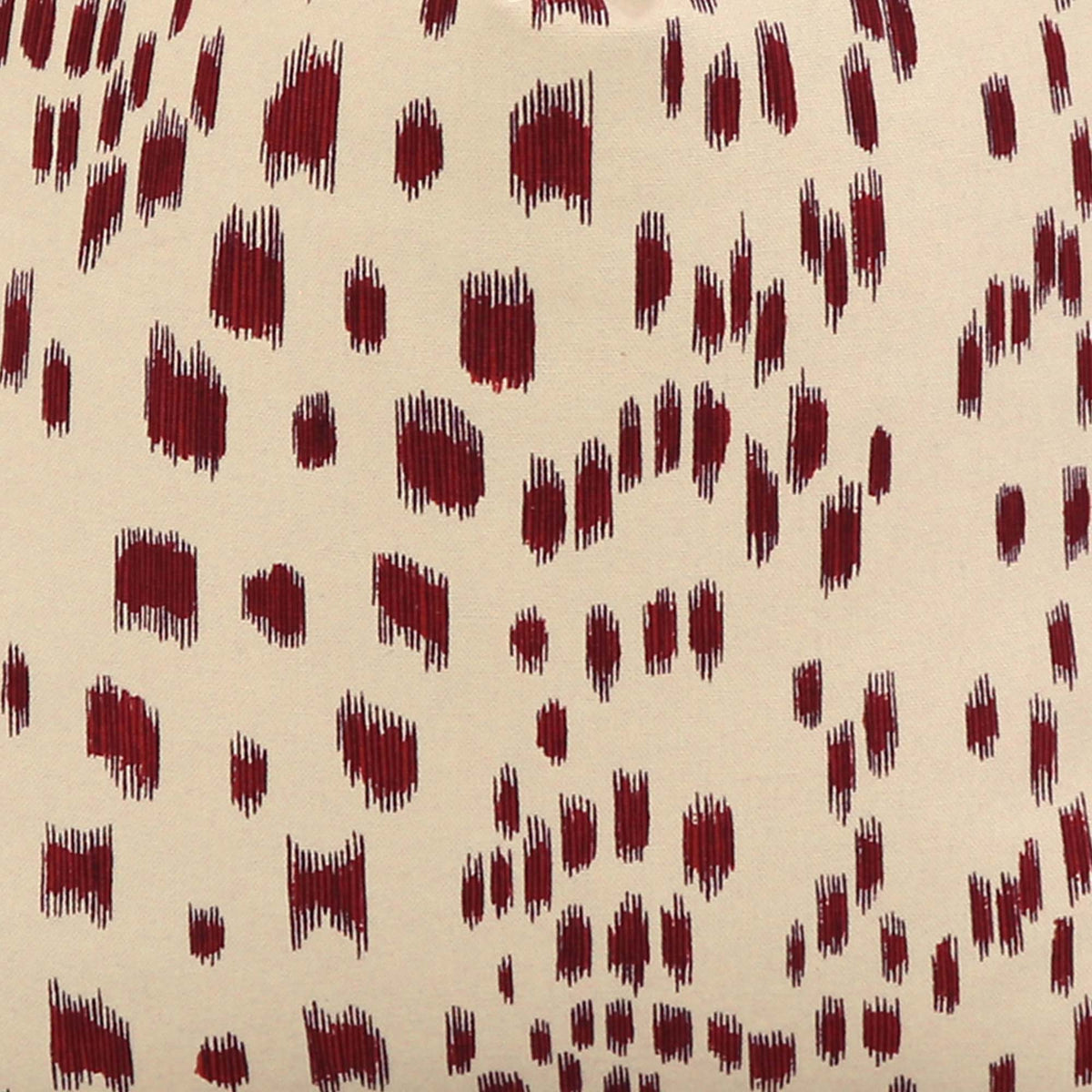 Les Touches Bordeaux / 4x4 inch Fabric Swatch