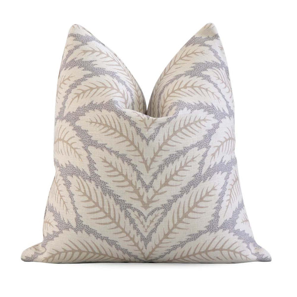 Birch Linen Lumbar Throw Pillow Cover | Final Sale