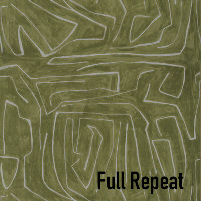 Graffito Fern Pillow Cover