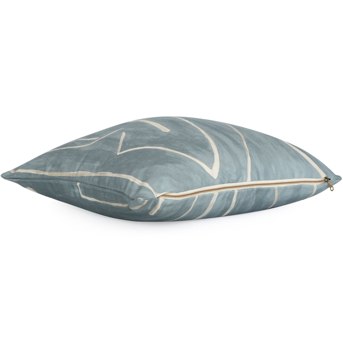 Kelly Wearstler Graffito Deep Sky Throw Pillow Cover with Zipper