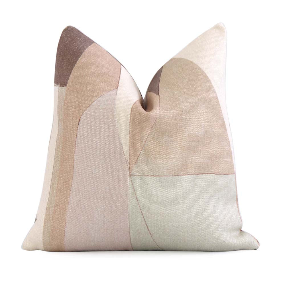 Kelly Wearstler District Silt Pink Designer Throw Pillow Cover