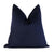 Kelly Wearstler Rebus Aegean Indigo Blue Textured Velvet Pillow Cover