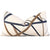 Simpatico Sand Striped Designer Decorative Lumbar Throw Pillow Cover
