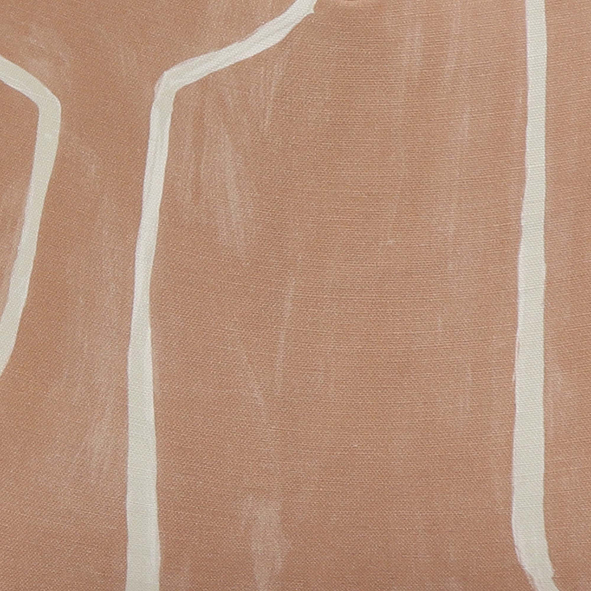 Graffito Salmon / 4x4 inch Fabric Swatch