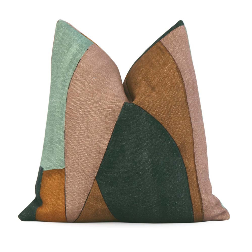 tobacco pillow Four Hands Bridger - Monte - 16"X24" Due to the nature of hand printed fabrics Walter G Carezza Tobacco Pillow