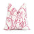 Lee Jofa Groundworks Hutch Pink Bunny Designer Throw Pillow Cover