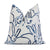 Lee Jofa Groundworks Hutch Bunny Navy Blue Designer Luxury Throw Pillow Cover